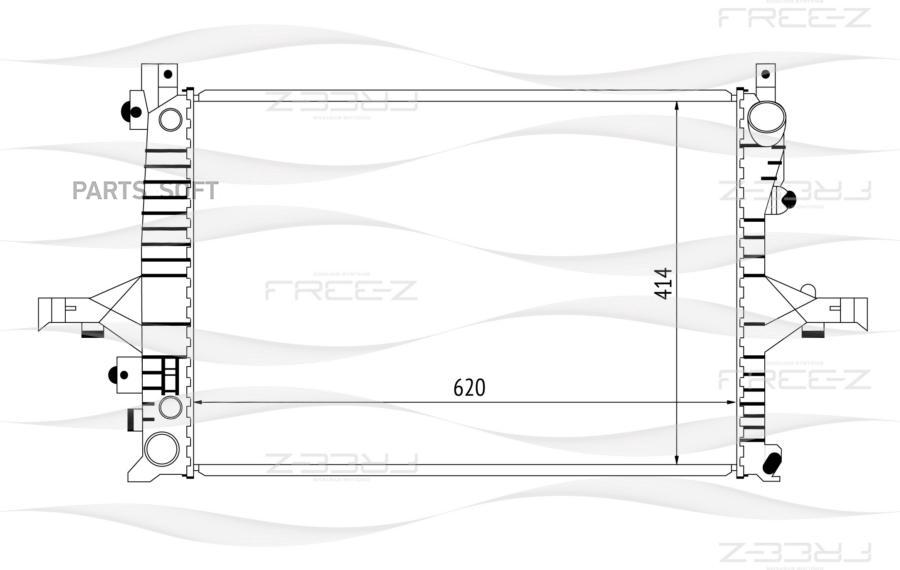 

Радиатор FREEZ KK0213