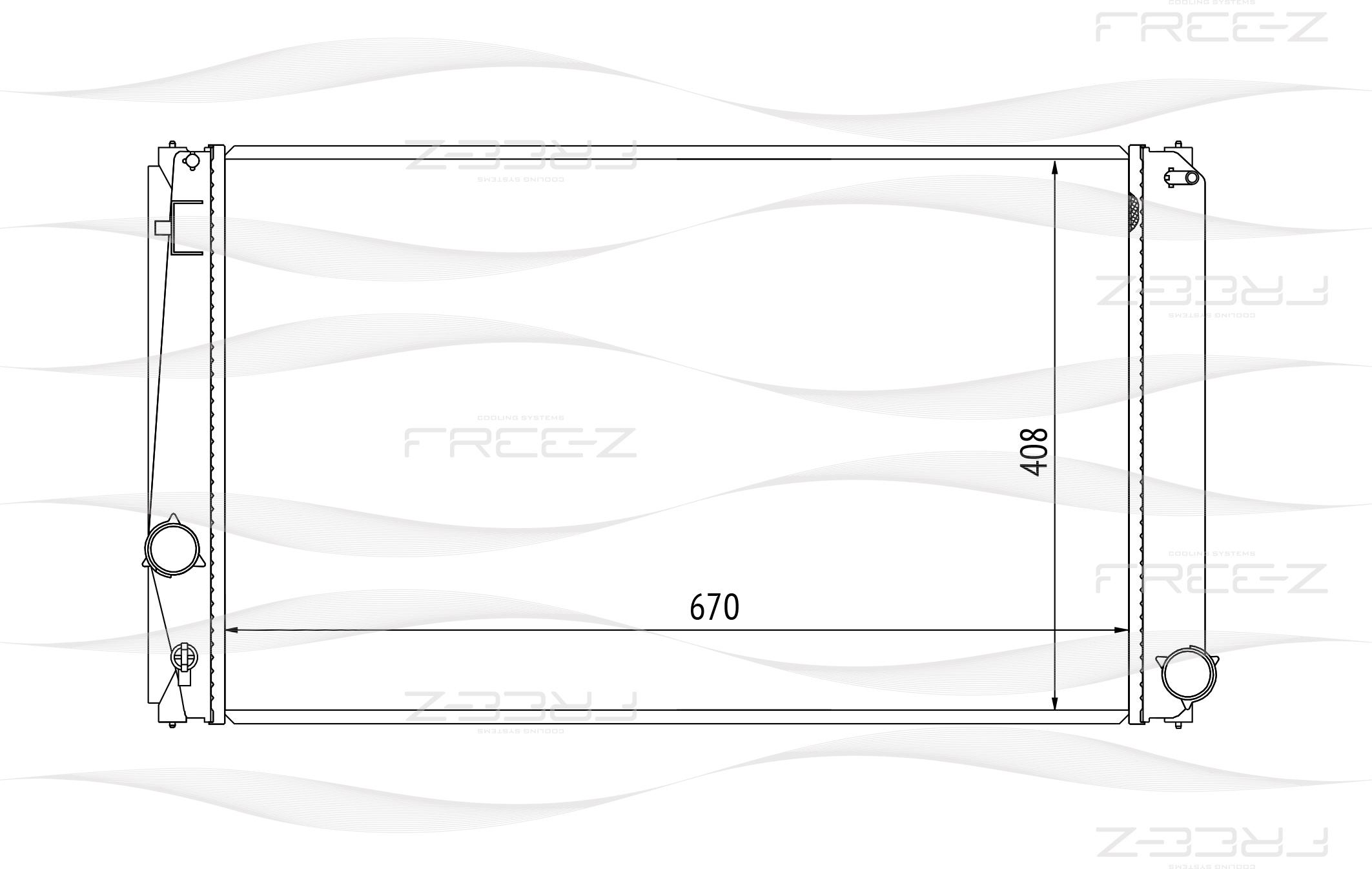 

Радиатор FREEZ KK0246