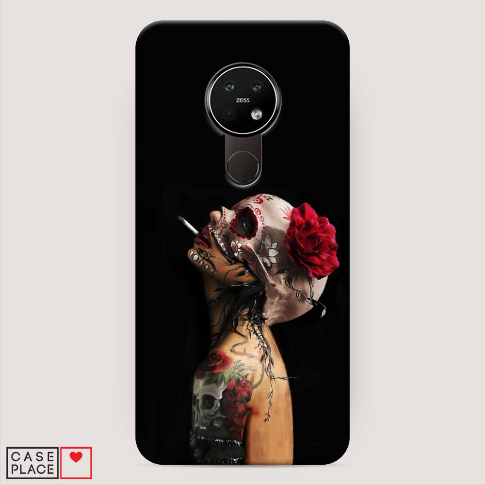 

Чехол Awog "Девушка с черепом" для Nokia 6.2, 123020-7