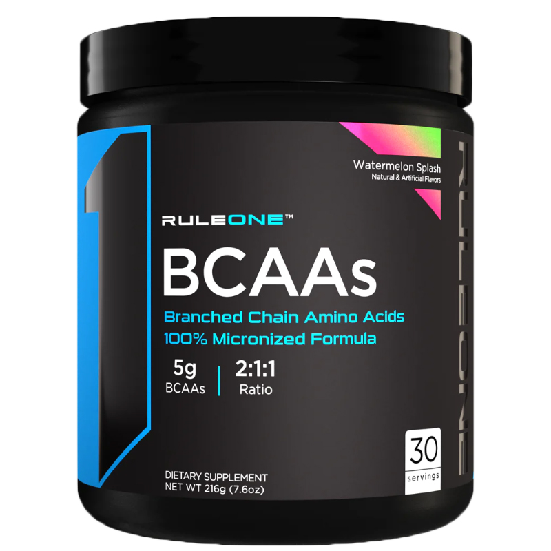 Аминоксилоты БЦА RULE ONE BCAA, Watermelom splash, 30 порций