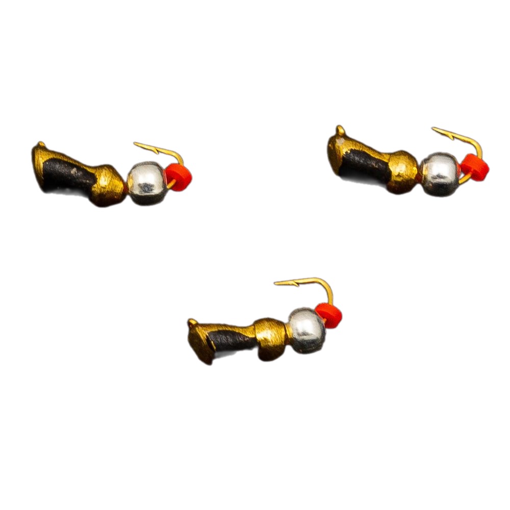 Мормышка Takara МУРАВЕЙ D3 GO-BL 0.60 гр (серебряный шарик на крючке) 3 шт