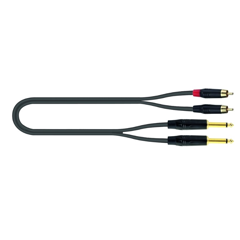 Кабель аудио 2xJack - 2xRCA QUIK LOK JUST 2RCA2J 3 3.0m