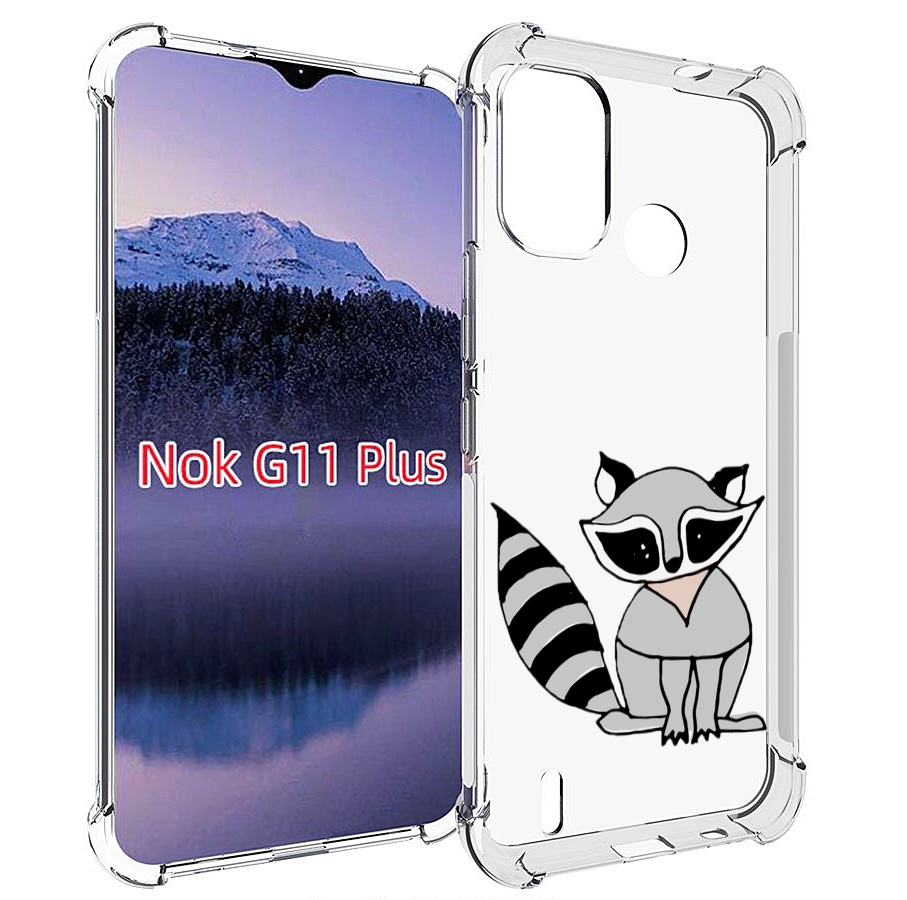 

Чехол MyPads Енотик для Nokia G11 Plus, Прозрачный, Tocco