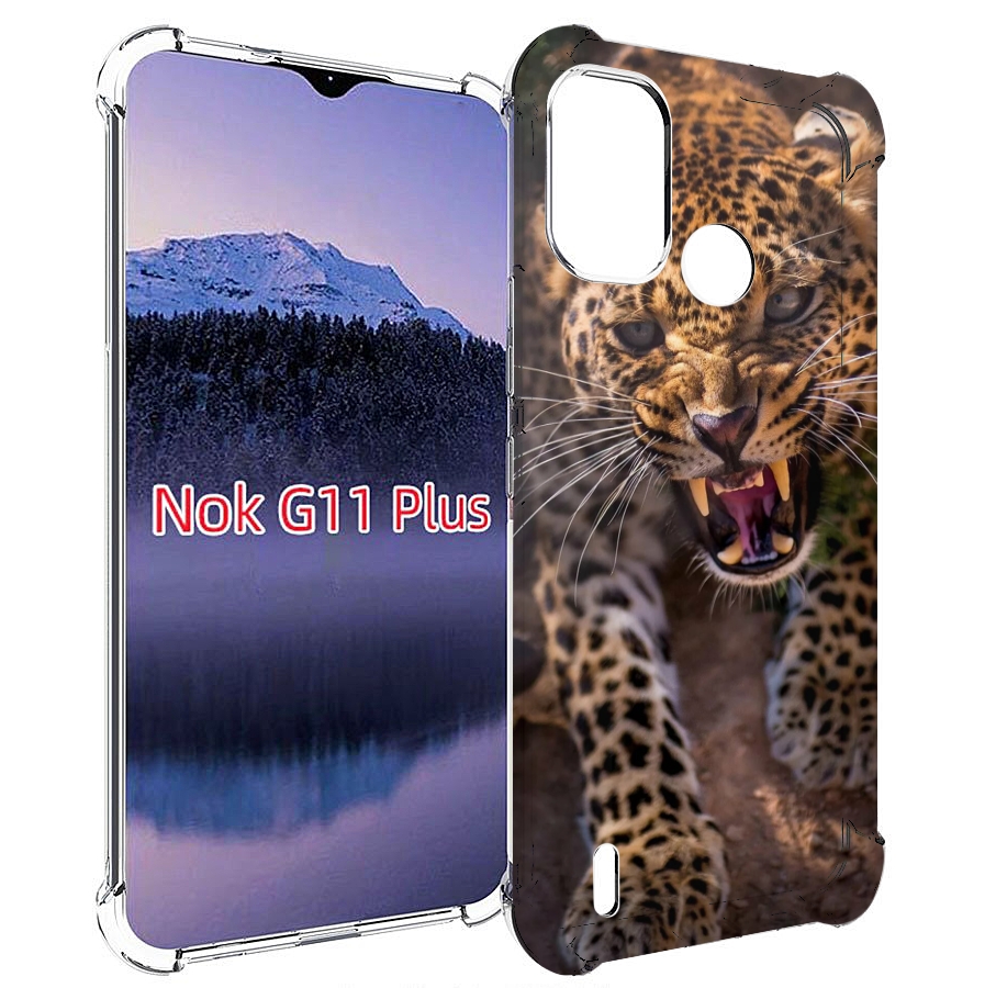 

Чехол MyPads Злой-гепард для Nokia G11 Plus, Прозрачный, Tocco