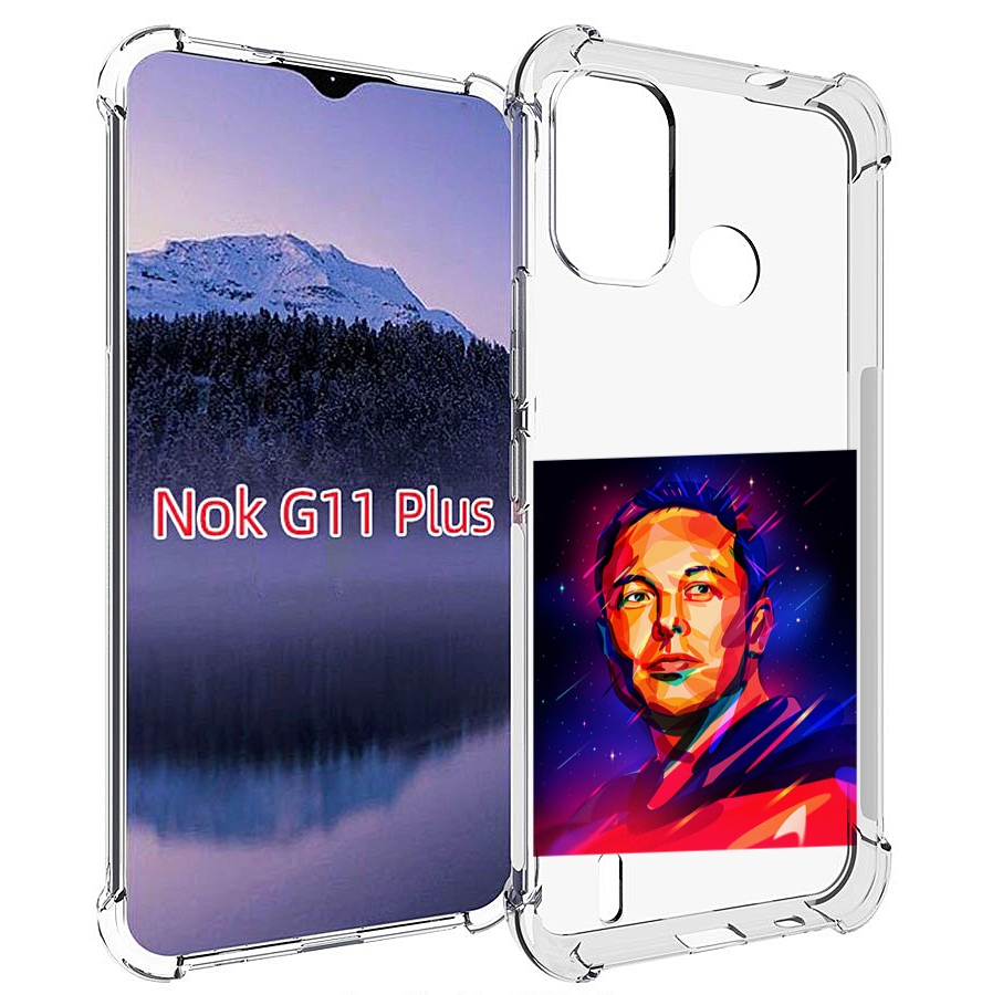 

Чехол MyPads Илон-Маск для Nokia G11 Plus, Прозрачный, Tocco