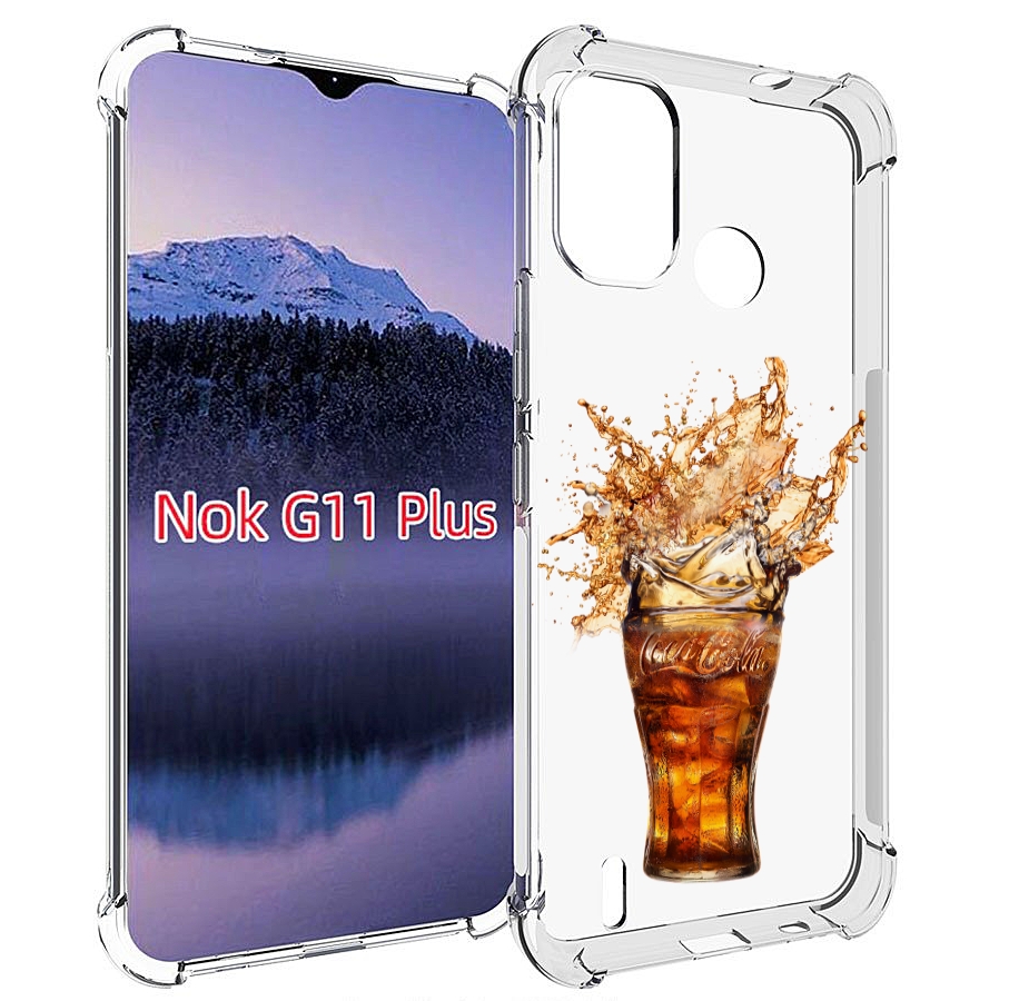 

Чехол MyPads Кола-в-стакане для Nokia G11 Plus, Прозрачный, Tocco