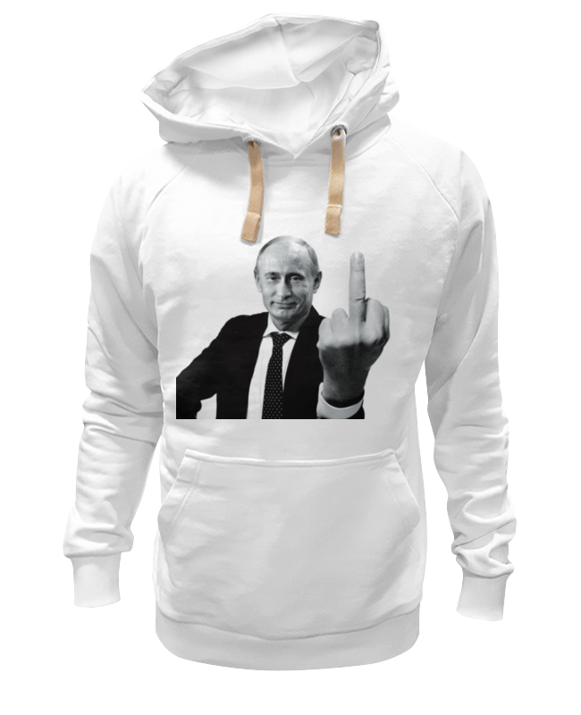 

Толстовка унисекс Printio Владимир владимирович путин белая L, Белый, Владимир владимирович путин