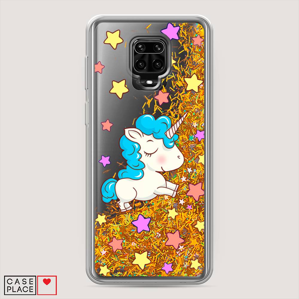 

Чехол Awog на Xiaomi Redmi Note 9S/Note 9 Pro "Звездный единорог", Разноцветный, 37990-1