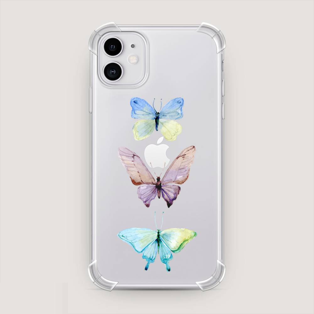 

Чехол Awog на Apple iPhone 11 / Айфон 11 "Акварельные бабочки", Разноцветный, 12151-1