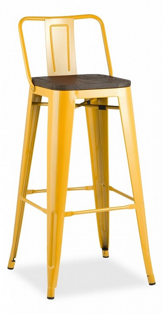 фото Стул барный stool group tolix wood yd-h765e-w lg-06 желтый