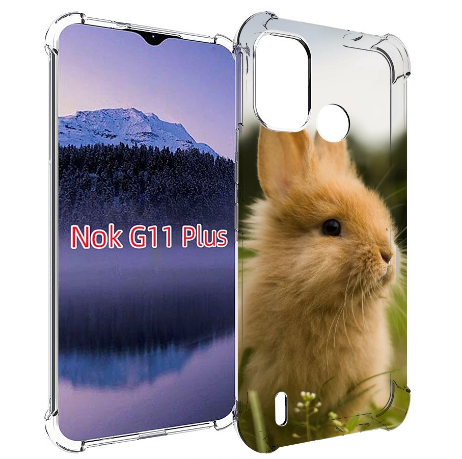 

Чехол MyPads Кролик для Nokia G11 Plus, Прозрачный, Tocco