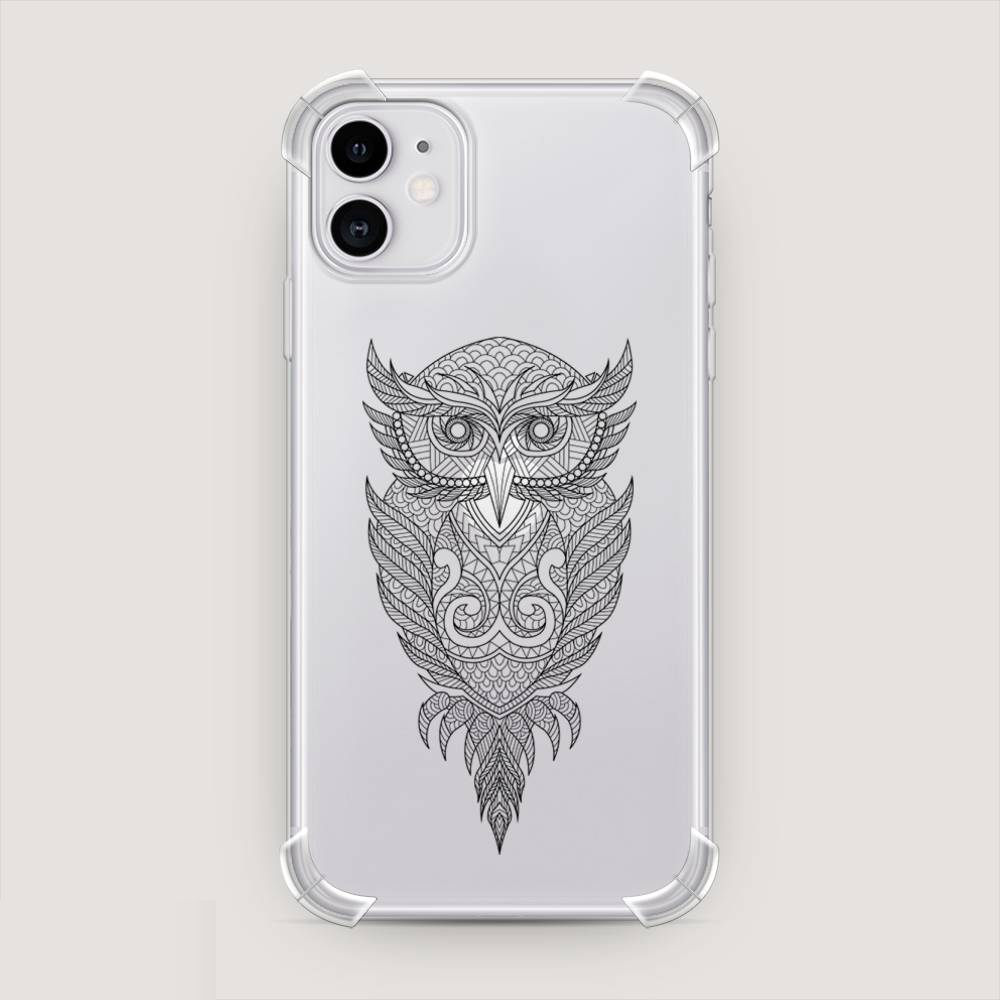 

Чехол Awog на Apple iPhone 11 / Айфон 11 "Филин графика", Разноцветный, 12151-1