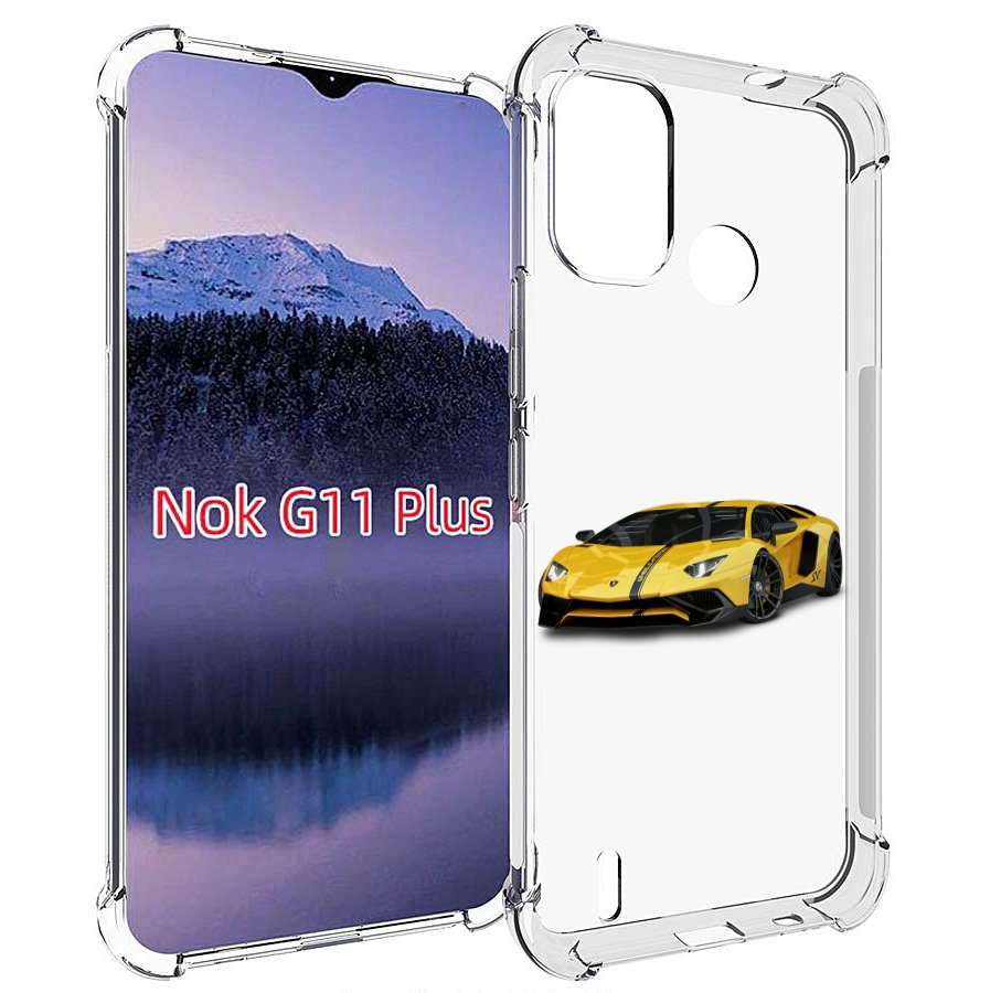 

Чехол MyPads Ламбо мужской для Nokia G11 Plus, Прозрачный, Tocco