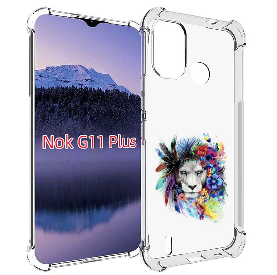 

Чехол MyPads Лев 2 для Nokia G11 Plus, Прозрачный, Tocco
