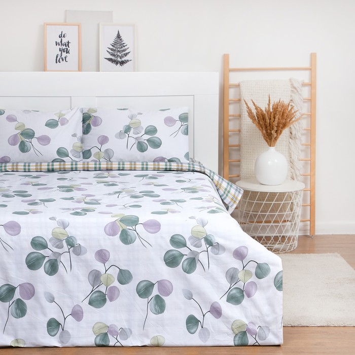 

Постельное бельё LoveLife 1,5сп "Plum" 143х215см, 150х225см, 50х70см-2шт, 100% хлопок, сат