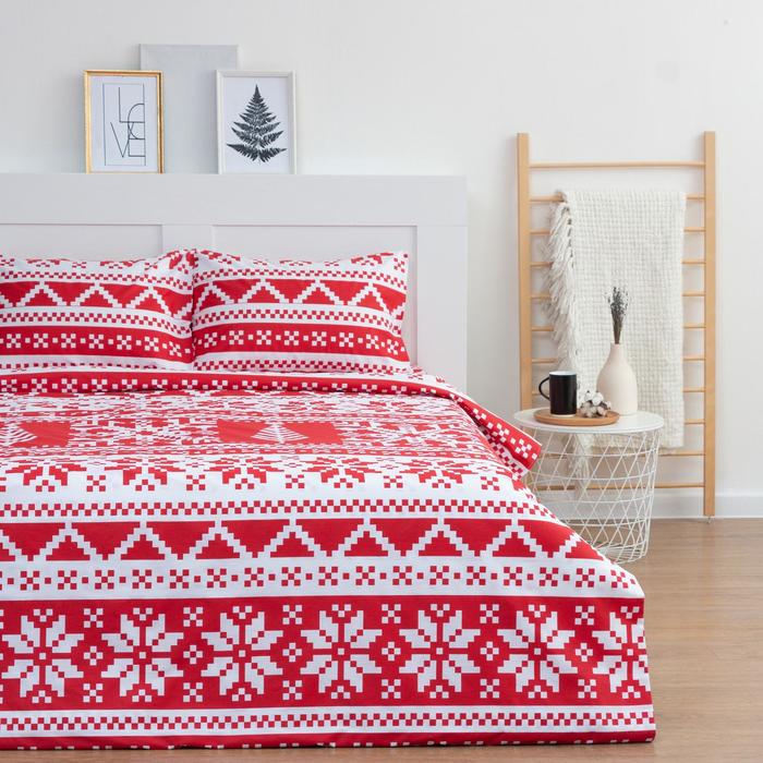 

Постельное белье LoveLife 1,5сп Christmas ornament 143*215см,150*225см,50*70см-2шт
