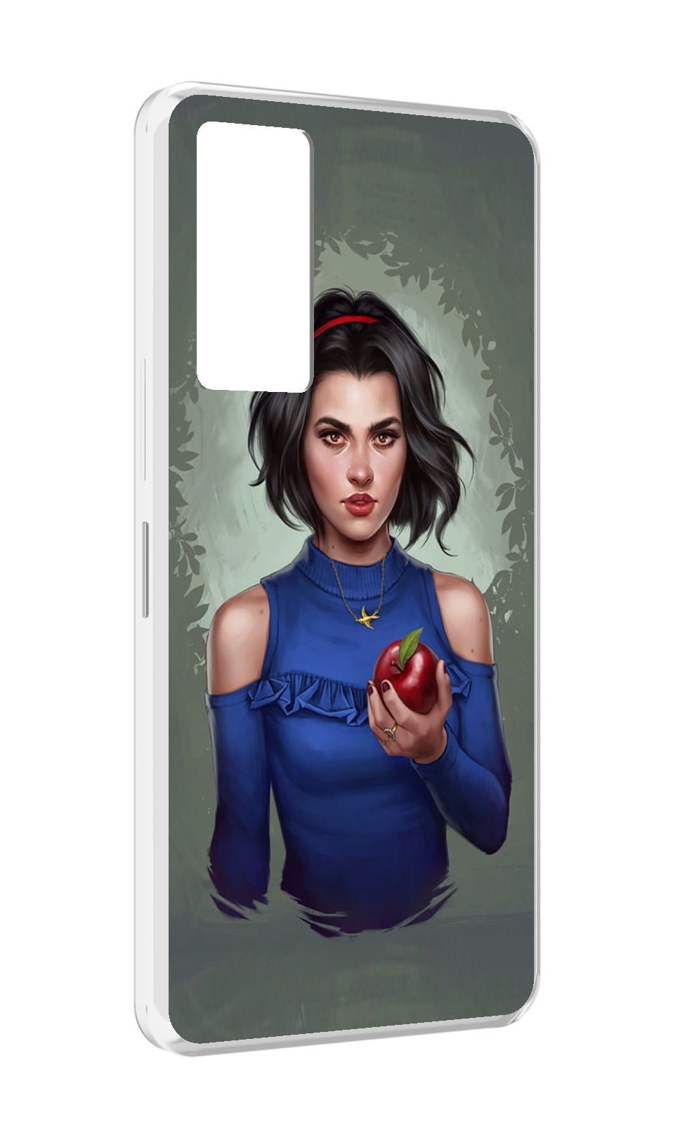 

Чехол MyPads девушка-с-яблоком женский для Infinix Note 11, Прозрачный, Tocco