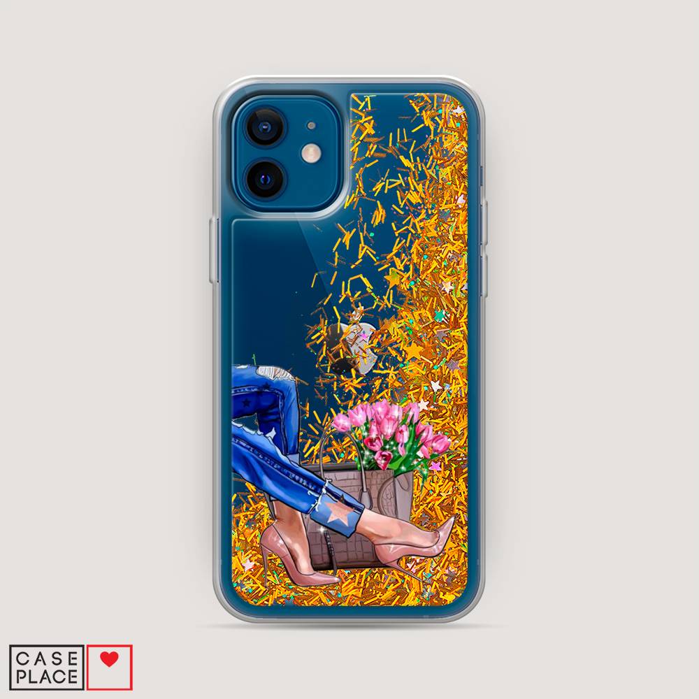 

Чехол Awog на Apple iPhone 12 mini / Айфон 12 mini "Каблучки", Разноцветный, 12690-1