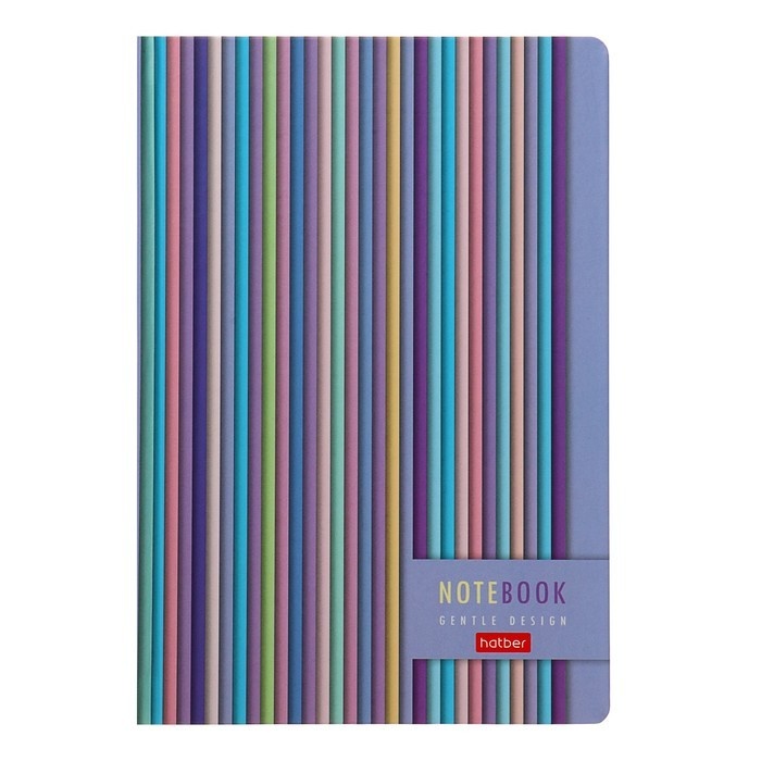 

Бизнес-блокнот Hatber Gentle Design, А5, 96 листов, в клетку и линейку, матовая ламинация,