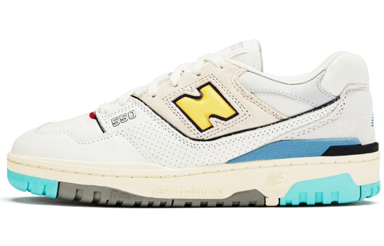 

Кеды унисекс New Balance NB 550 белые 39.5 EU, Белый, NB 550
