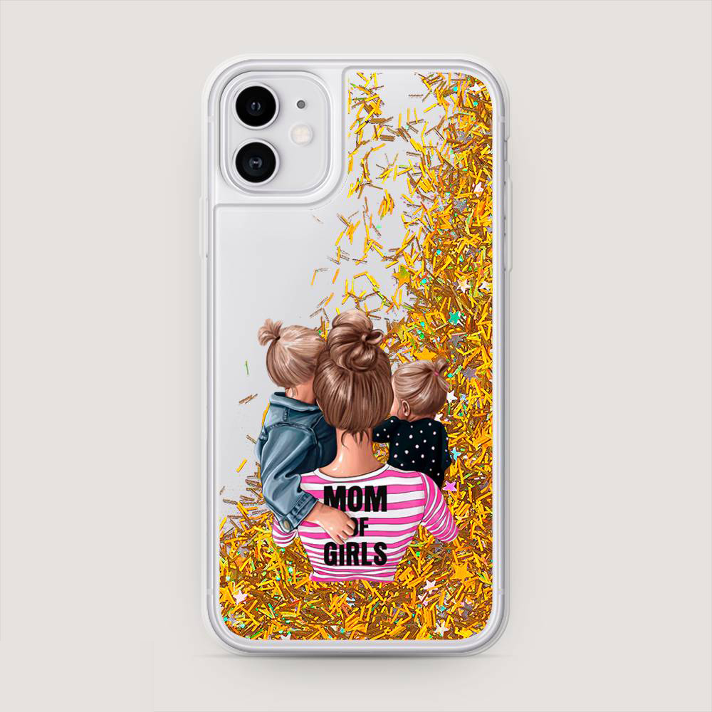 фото Чехол awog для apple iphone 11 "mom of girls"