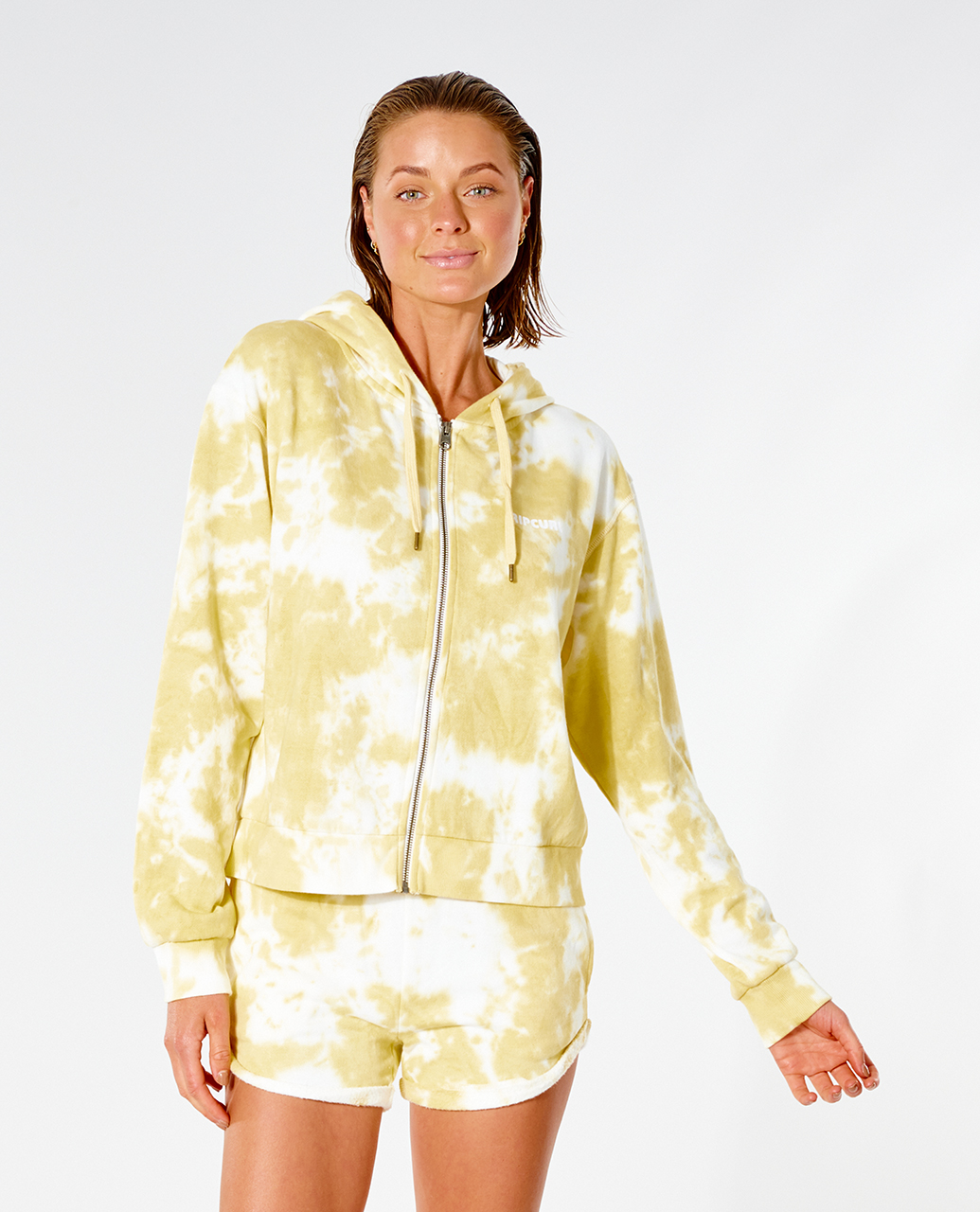 

Толстовка женская Rip Curl CLASSIC SURF ZIP THROUGH желтая L, CLASSIC SURF ZIP THROUGH