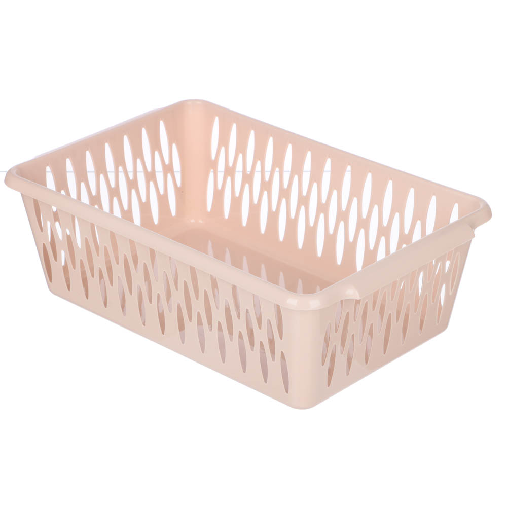 

Корзинка Keeplex Light M для хранения 30х19,5х9,5см, пластик, бежевый топаз, 2шт