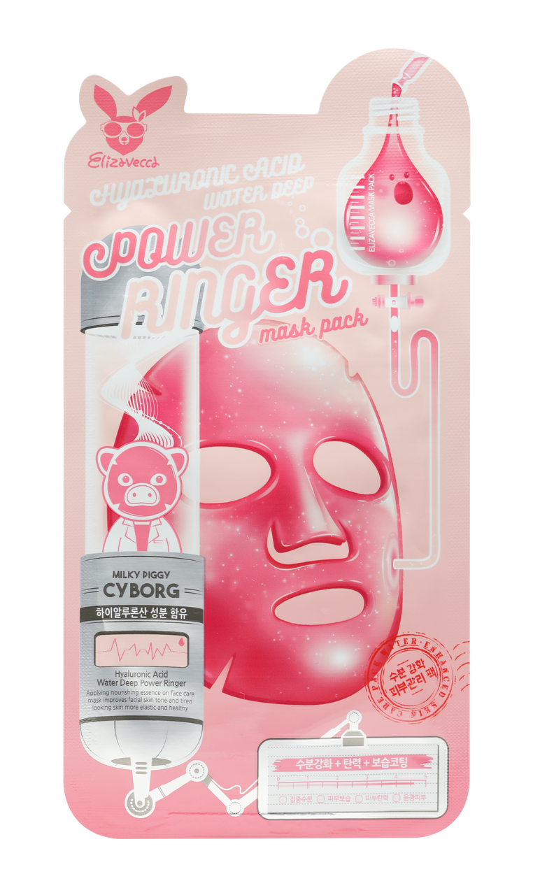 фото Маска для лица elizavecca deep power ringer mask pack hyaluronic acid water