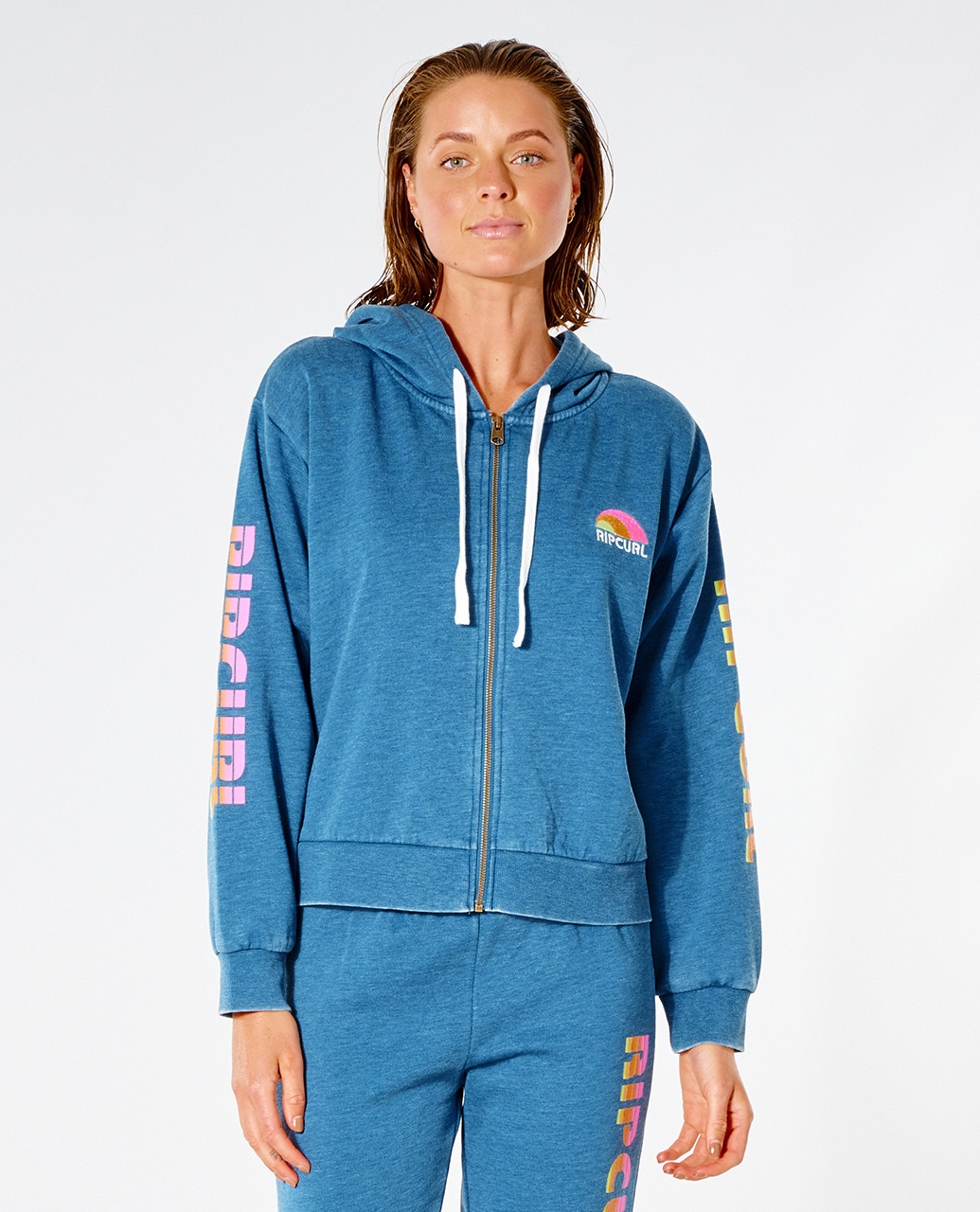 

Толстовка женская Rip Curl WAVE SHAPERS ZIP THROUGH бежевая M, WAVE SHAPERS ZIP THROUGH