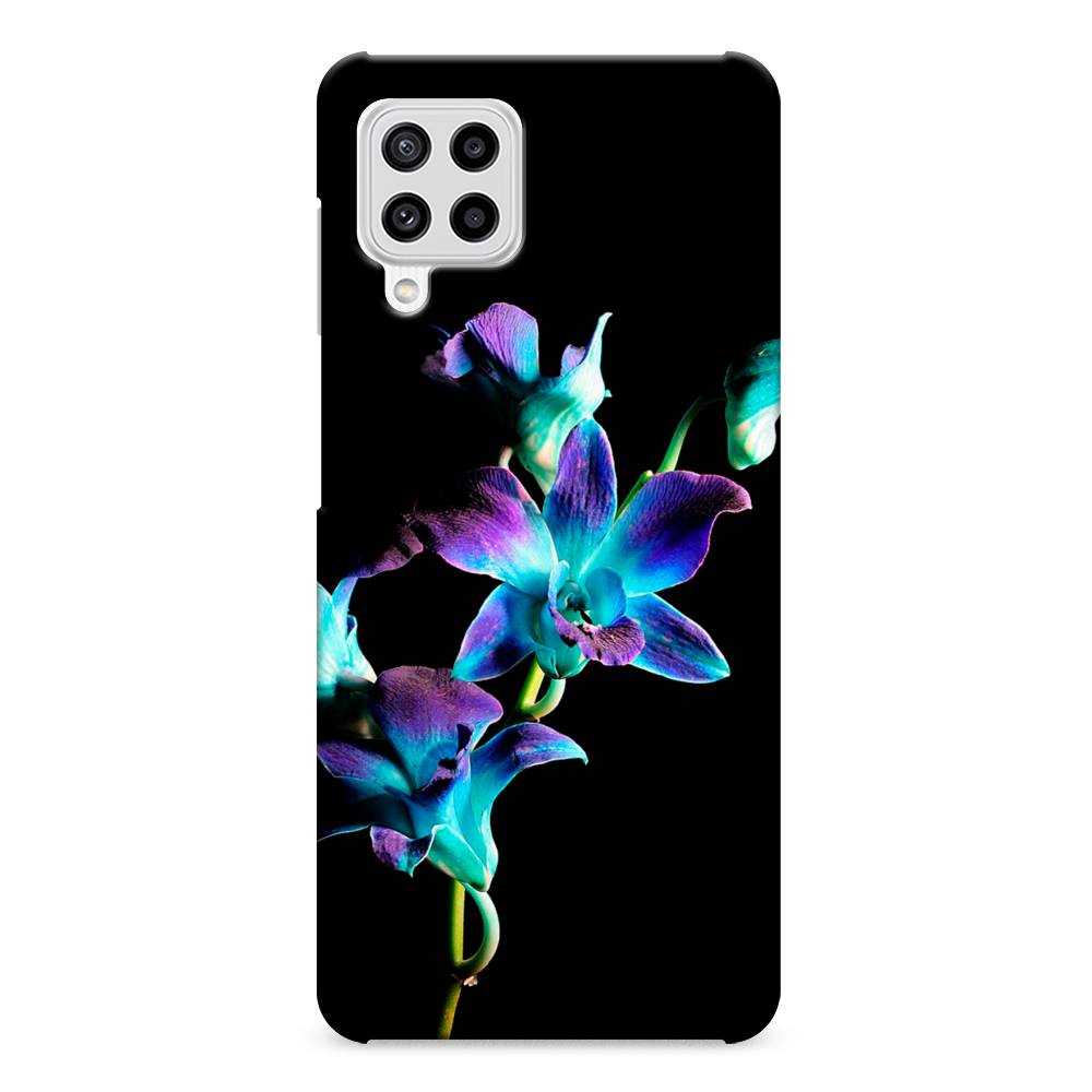 

Чехол Awog "Синий цветок на черном" для Samsung Galaxy M22