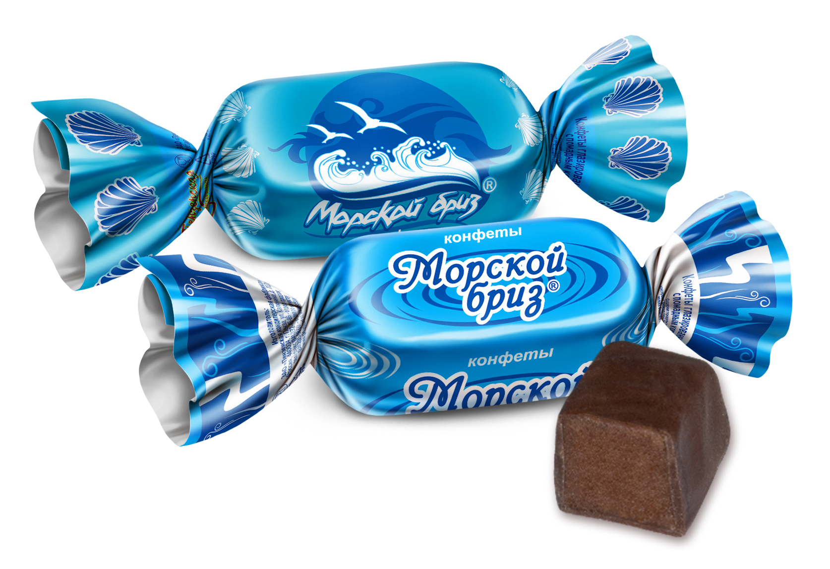 Конфеты шоколадные Морской бриз (ПКФ) 1 кг .
