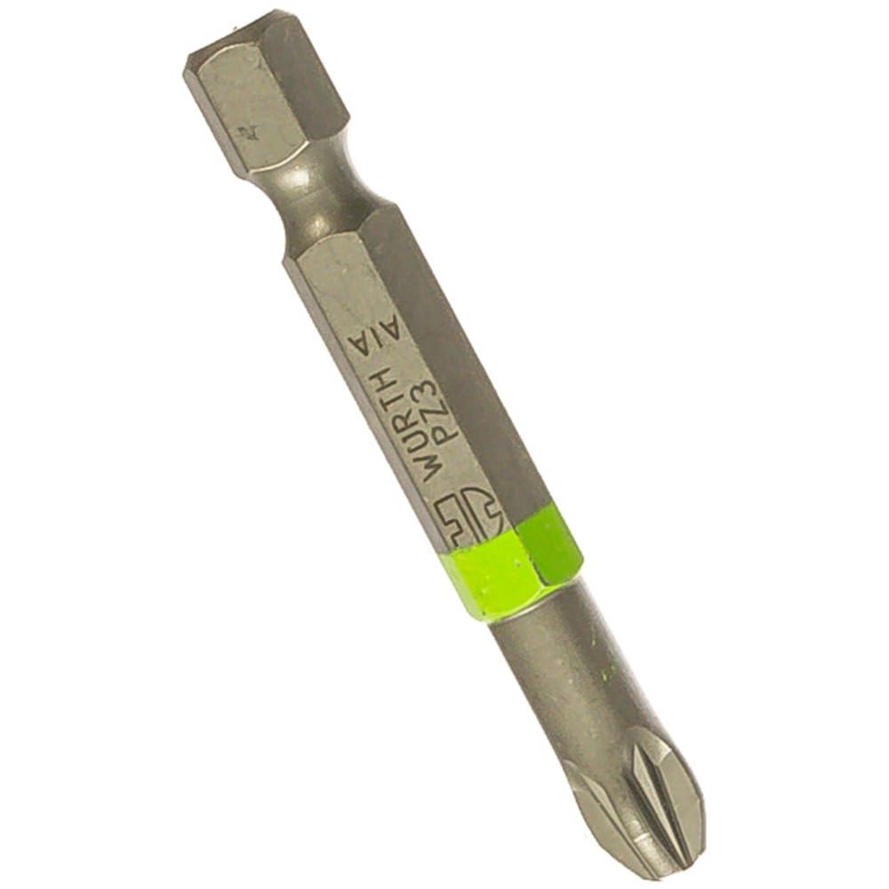 

Бита PZ3-ЗЕЛЁН.-1/4ZO-L50MM (PZ3, 50 мм) WURTH 0614176661090