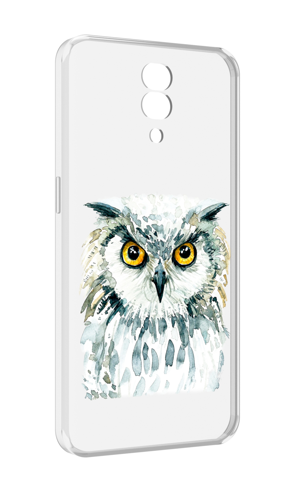 

Чехол MyPads Серьезная сова для Blackview BV7200, Прозрачный, Tocco