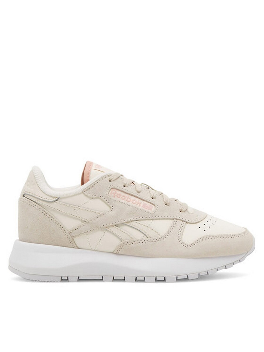 

Кроссовки женские Reebok Classic Leather 100074461 бежевые 38 EU, Бежевый, Classic Leather 100074461