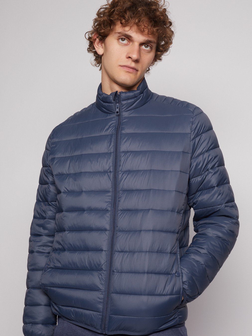 

Куртка мужская Zolla 012335102034 синяя 3XL, 012335102034