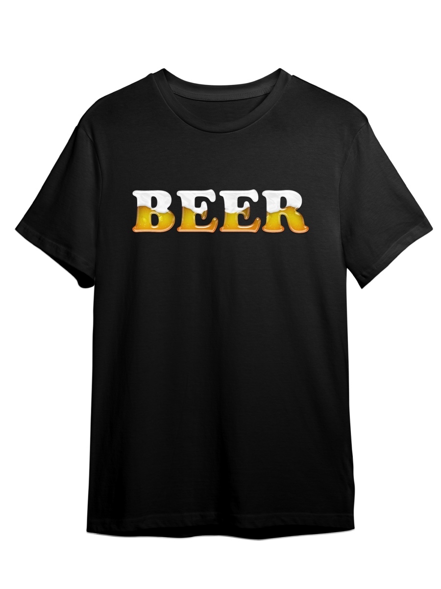 Футболка унисекс СувенирShop Beer/Пиво 2 черная 2XL (52-54)