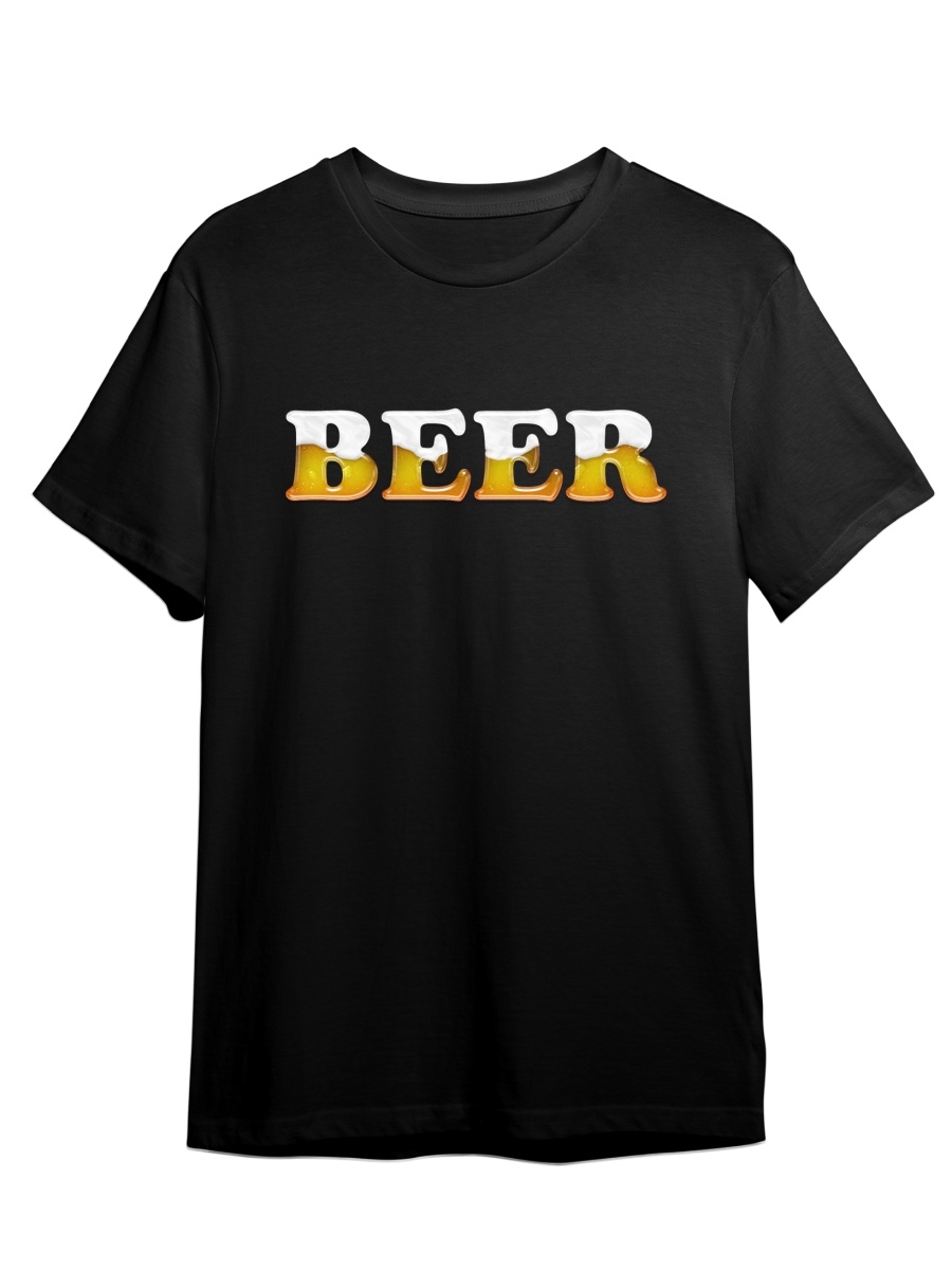 

Футболка унисекс СувенирShop Beer/Пиво 2 черная 3XL (56-58), Черный, "Beer/Пиво" 2