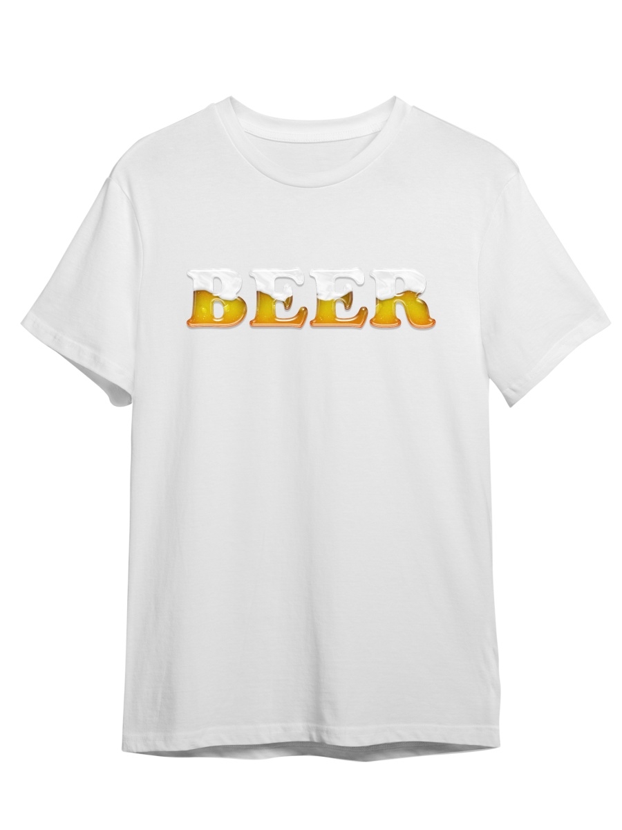 

Футболка унисекс СувенирShop Beer/Пиво 2 белая 2XL (52-54), Белый, "Beer/Пиво" 2