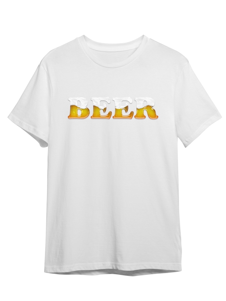 

Футболка унисекс СувенирShop Beer/Пиво 2 белая 3XL (56-58), "Beer/Пиво" 2