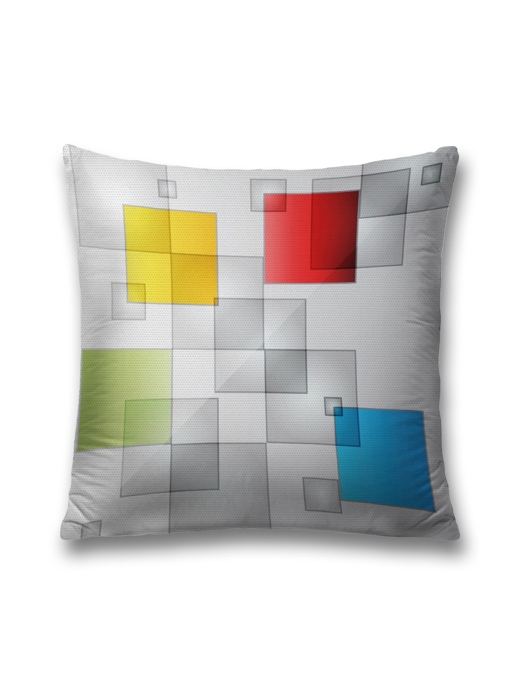 

Наволочка JoyArty декоративная "Переплетения квадратов" на молнии, 45x45 см, Голубой