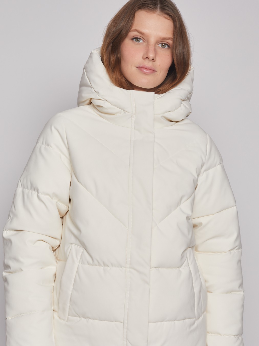 

Куртка женская Zolla 022335102134 белая XS, 022335102134