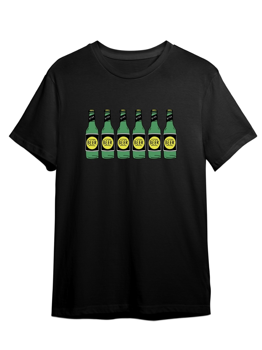 

Футболка унисекс СувенирShop Beer/Пиво 4 черная 2XL (52-54), Черный, "Beer/Пиво" 4