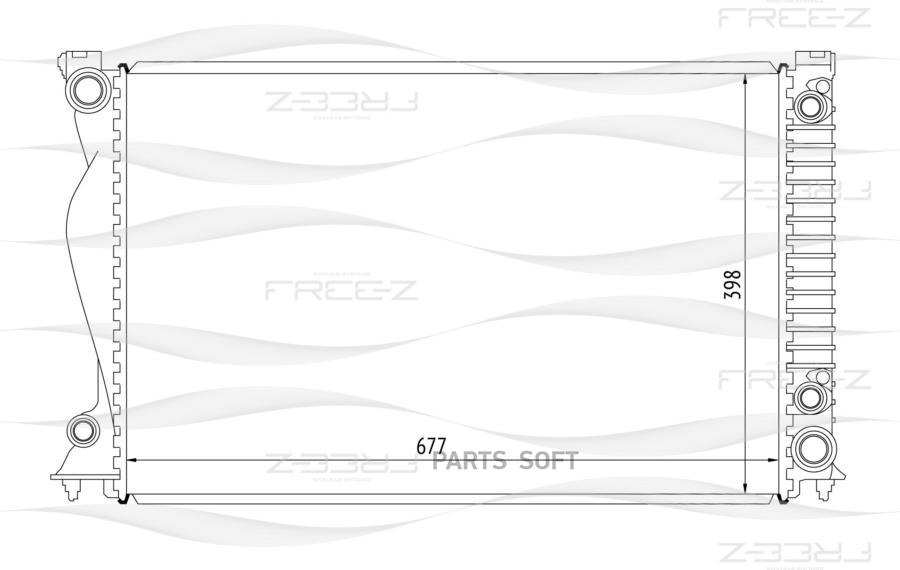 

Радиатор основной AUDI A6/S6/Allroad 2.4/3.2L 04-10/АКПП /677x439x32 FREE-Z KK0102