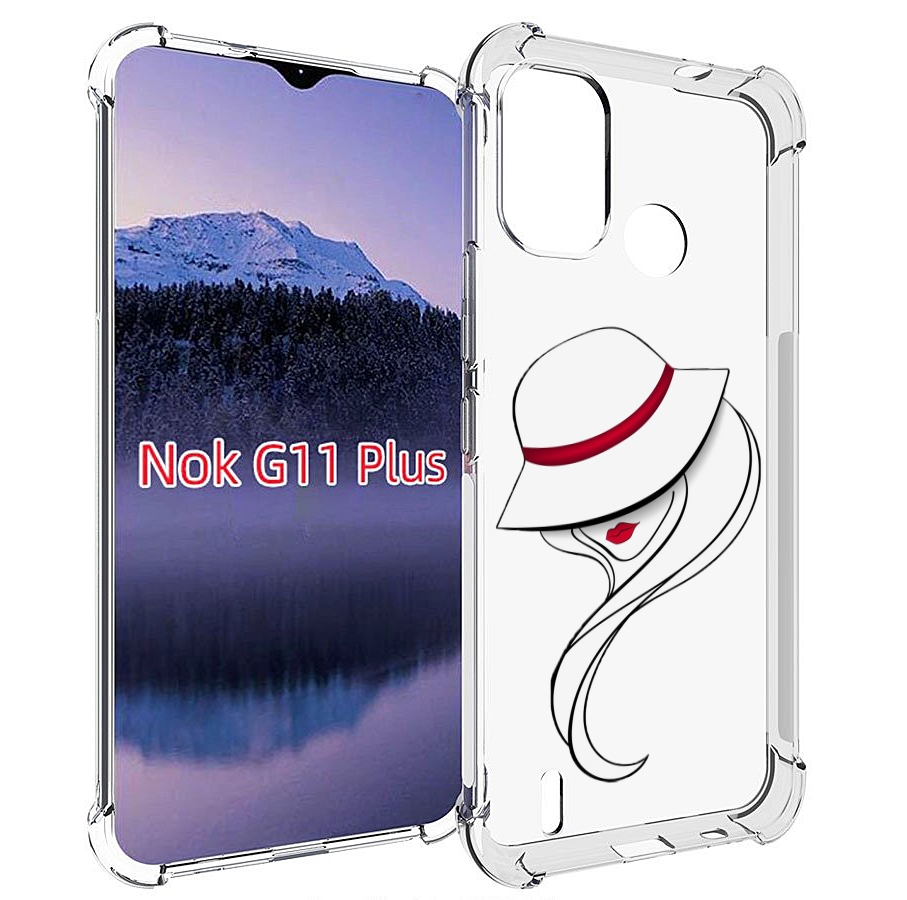 

Чехол MyPads Лого женский для Nokia G11 Plus, Прозрачный, Tocco
