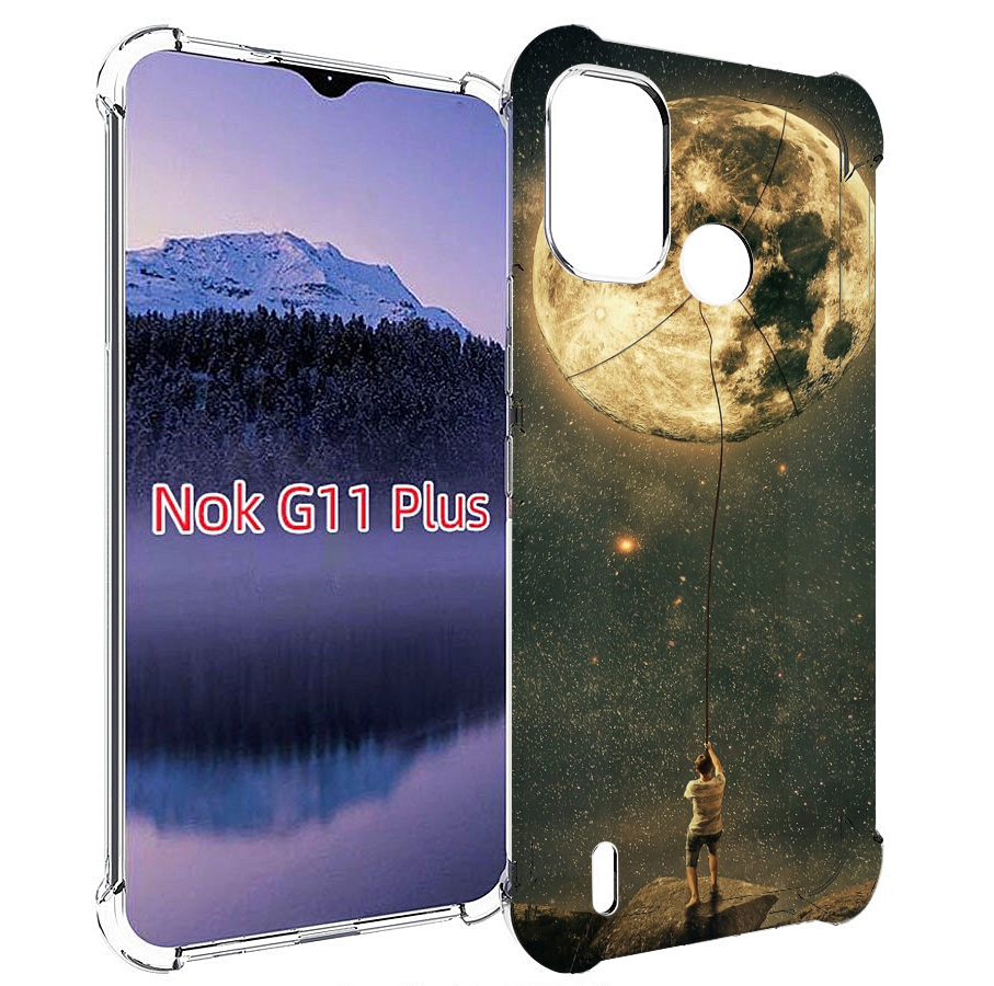 

Чехол MyPads Луна-светит для Nokia G11 Plus, Прозрачный, Tocco