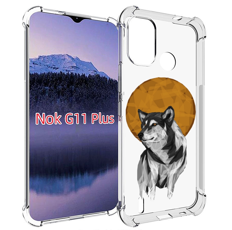 

Чехол MyPads Лунный волк для Nokia G11 Plus, Прозрачный, Tocco