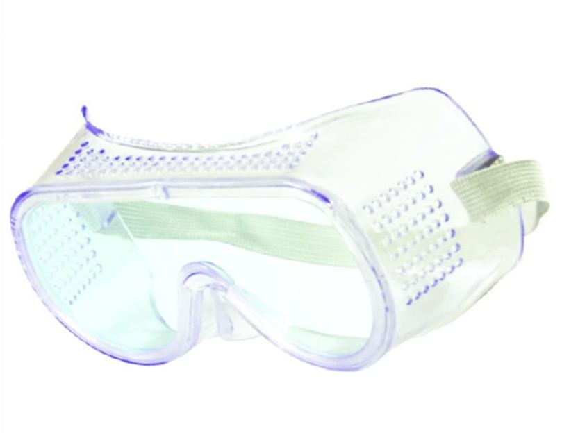 Очки защитные с прямой вентиляцией (линзы поликарбонат, эластичная лента)Дельта