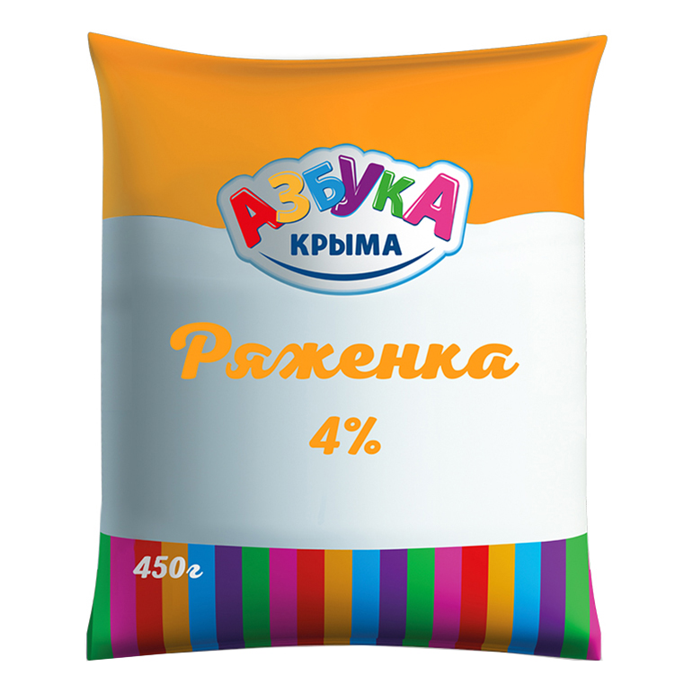 

Ряженка Азбука Крыма 4% 450 мл