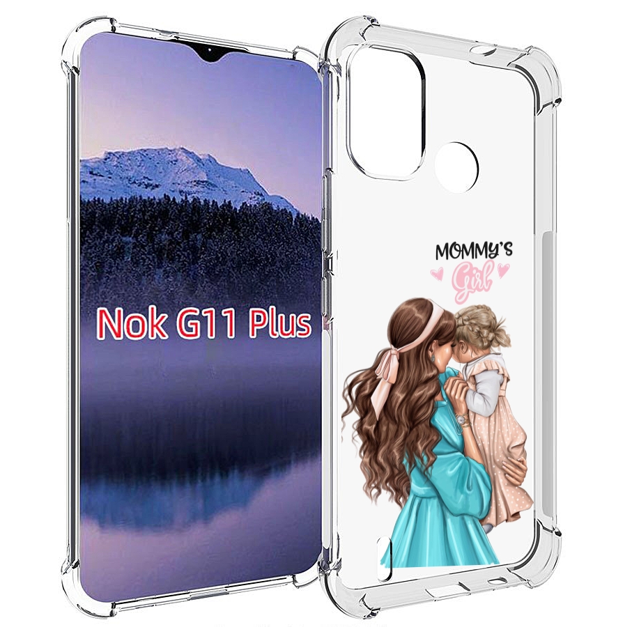 

Чехол MyPads Мама-девочки женский для Nokia G11 Plus, Прозрачный, Tocco