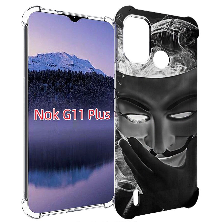 

Чехол MyPads Маска для Nokia G11 Plus, Прозрачный, Tocco